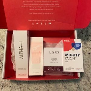 Full size Allure products: Saturday skin, glycolic liquid gold, mighty patch.